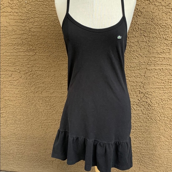 LACOSTE Black Sundress Size 38 - Picture 1 of 7